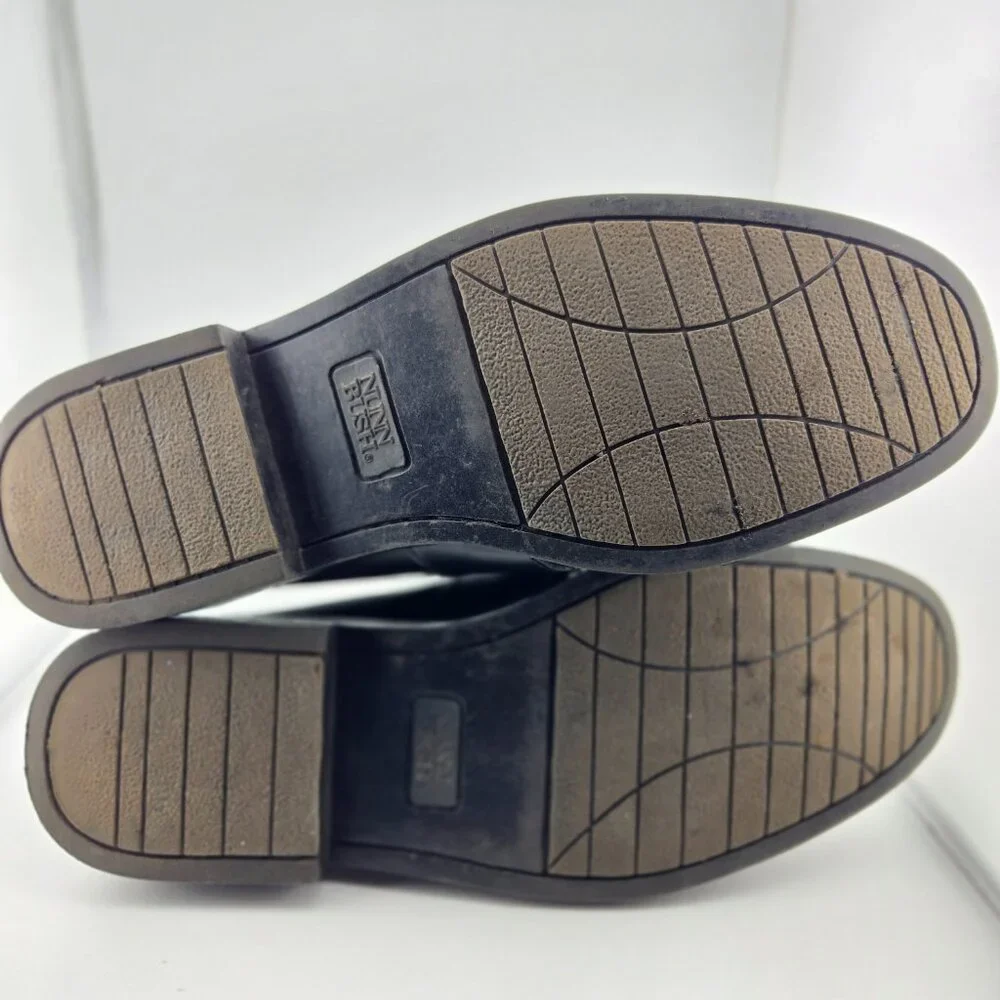 Nunn Bush Lincoln Black Leather Penny Loafers Men’s Size 12 Dress Shoes